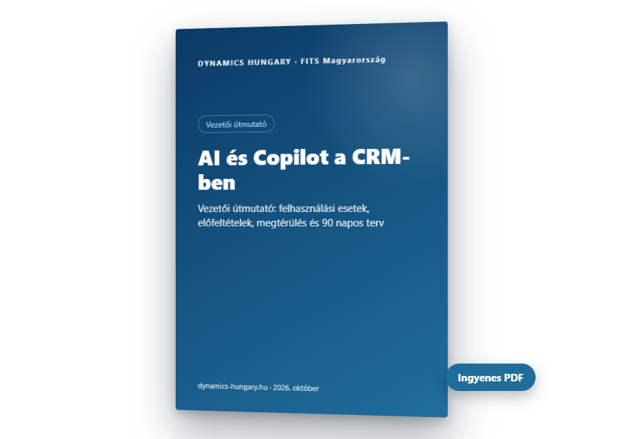 AI és Copilot a CRM-ben – borító