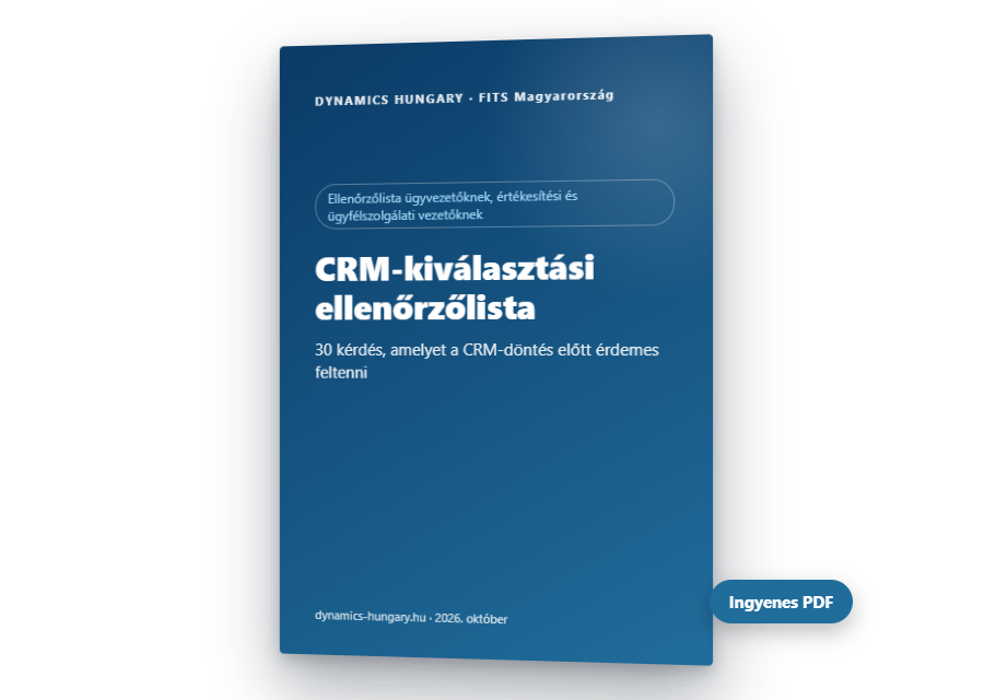 CRM-kiválasztási ellenőrzőlista – borító